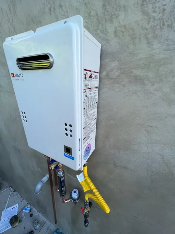 Tankless water heater installation for Mountain View homes
